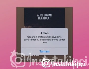 instagram hikaye paylaşamıyorum