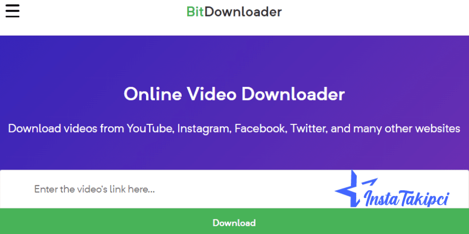 youtube video indir bit downloader