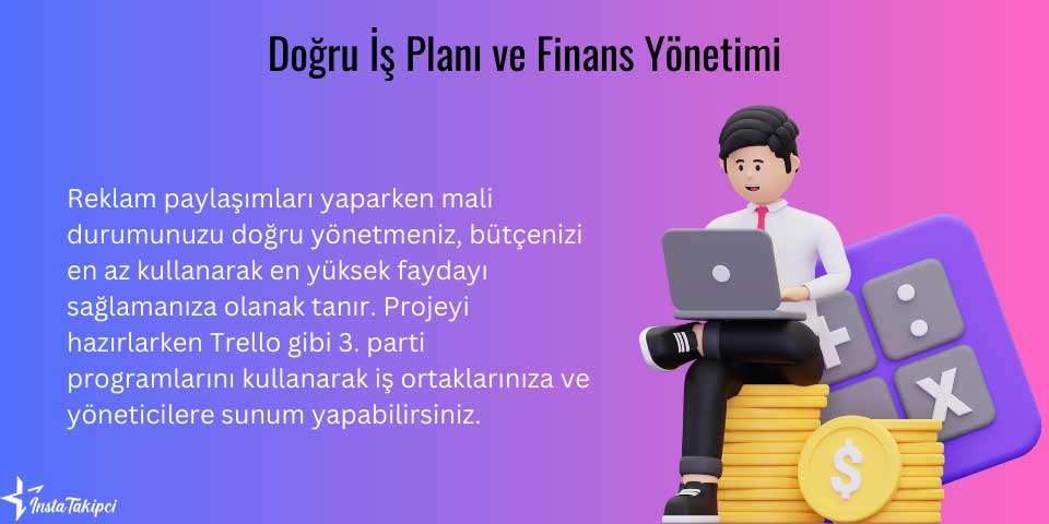 doğru iş plani ve finans yönetimi