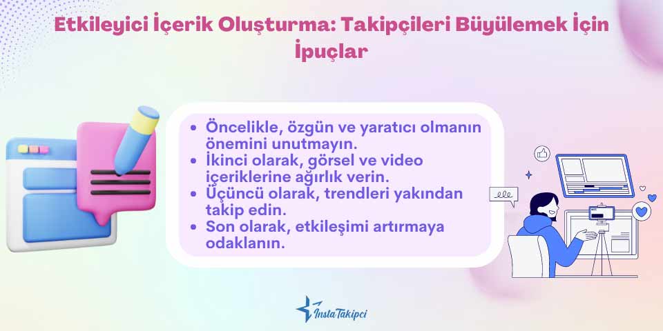 etkileyici içerik oluşturma