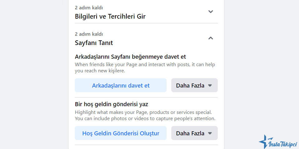 facebook işletme sayfası arkadaşları davet etme