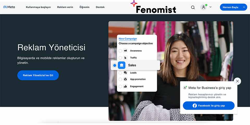facebook reklam yöneticisi