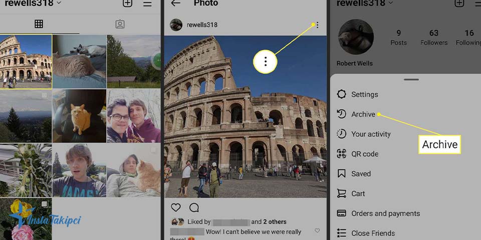 Instagram Arşivlenen Gönderiler Nasıl Bulunur ?