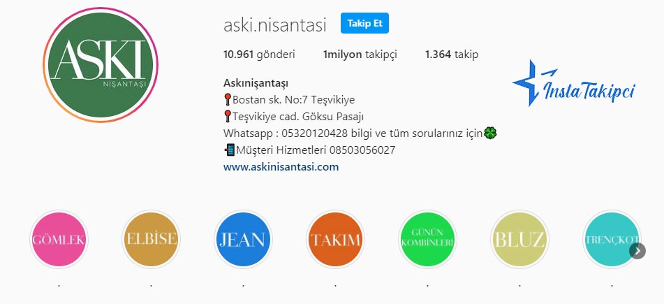 en sevilen instagram butikleri askı nişantaşı