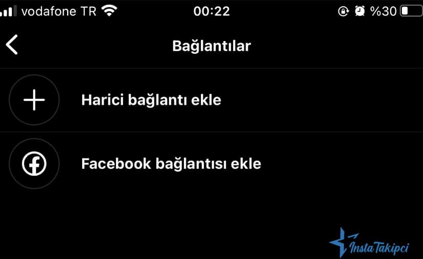 instagram biyografiye bağlantı ekleme