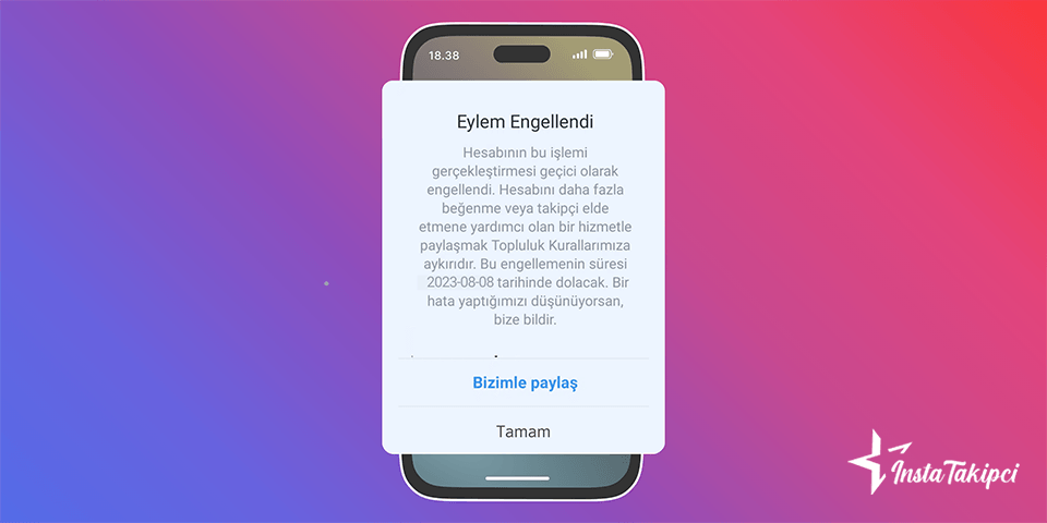 instagram eylem engellendi