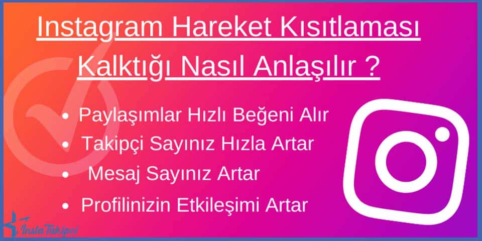 Instagram Hareket Kısıtlaması Kalktığı Nasıl Anlaşılır ?