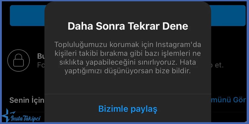 Instagram Hareket Kısıtlaması