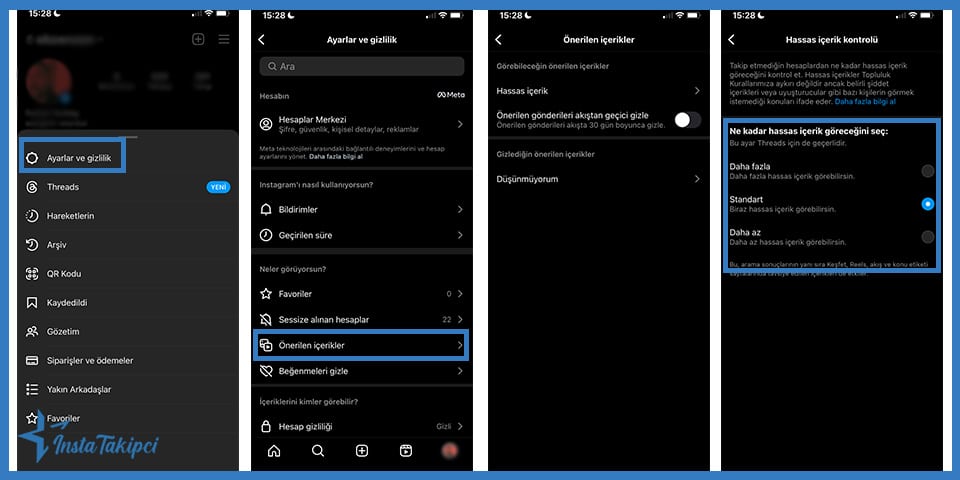 Instagram Hassas İçerik Kısıtlama Özelliği Nasıl Aktif Edilir?