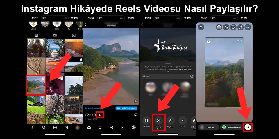 instagram hikayede reels videosu nasıl paylaşılır