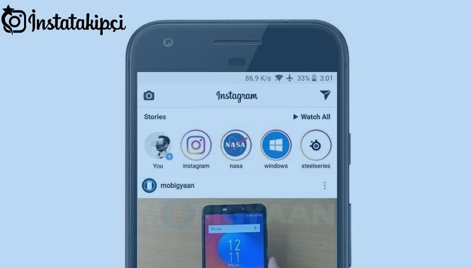 instagram hikayeler gözükmüyor