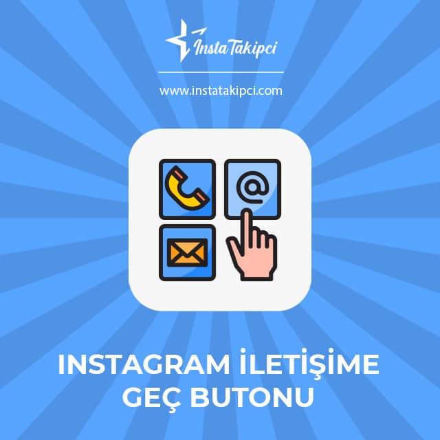 instagram iletişime geç butonu