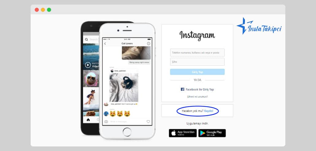 instagram hesap açma