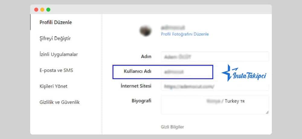 instagram kullanıcı adı nasıl değiştirilir