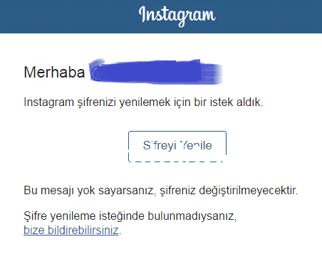 instagram kullanici adı ve şifre değiştirme