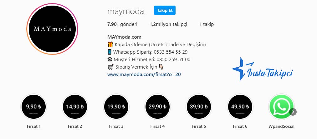 instagram butik may moda