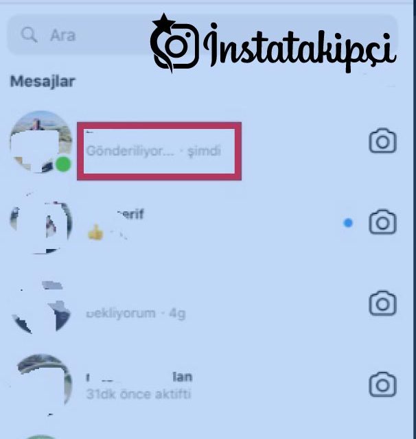 instagram mesaj gitmiyor