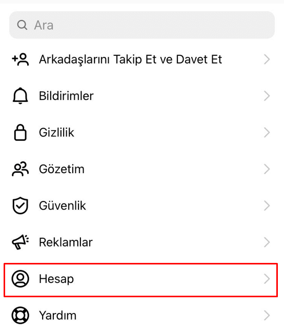 instagram otomatik video oynatma kapatma ikinci adım