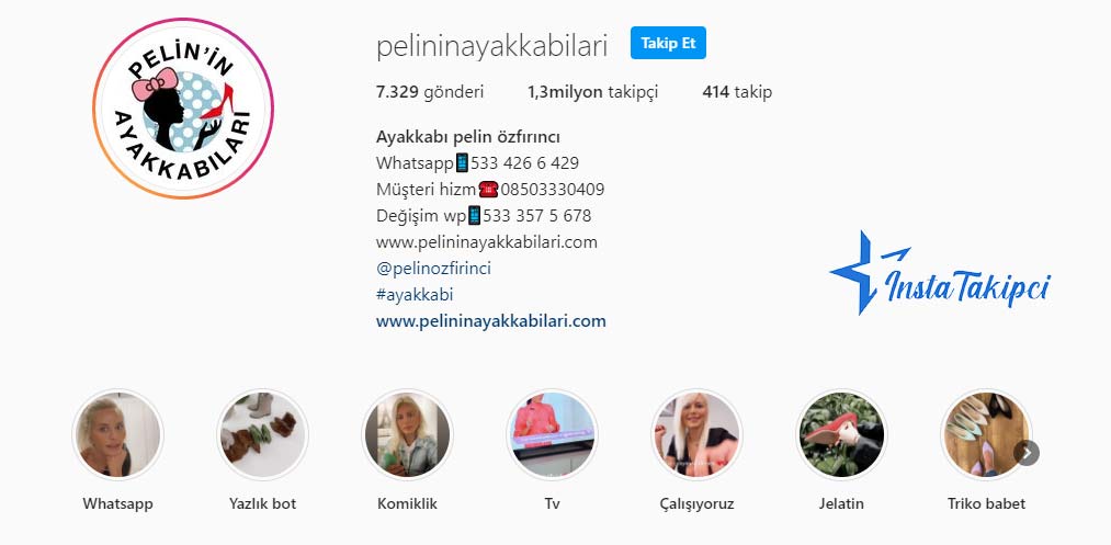 instagram butik pelinin ayakkabıları