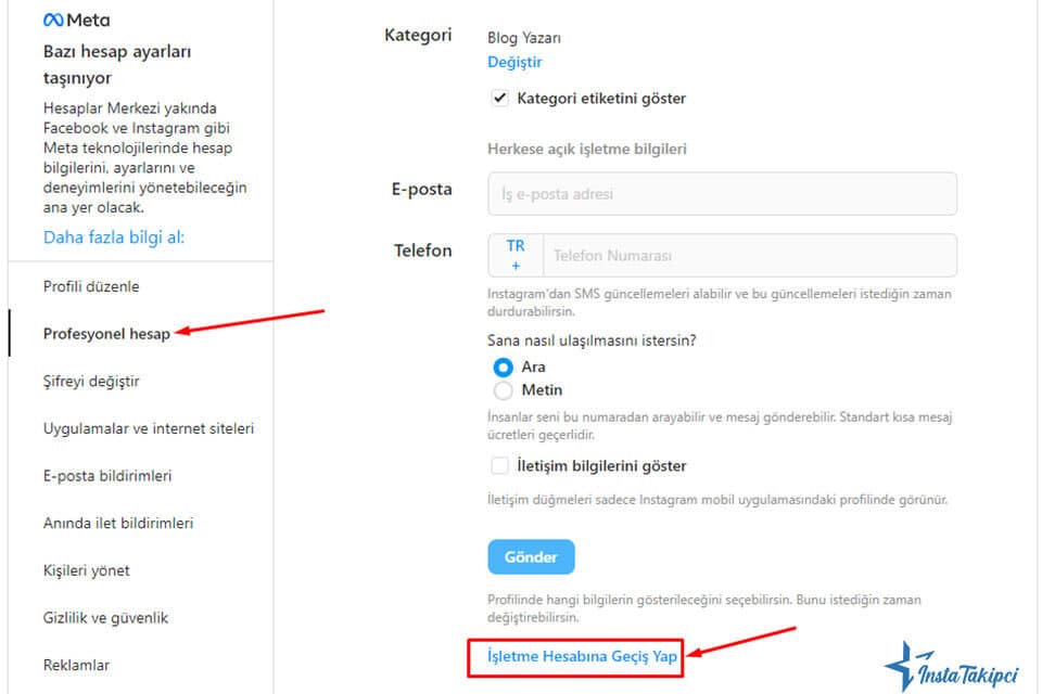 Instagram İşletme Hesabı Açma Adımları