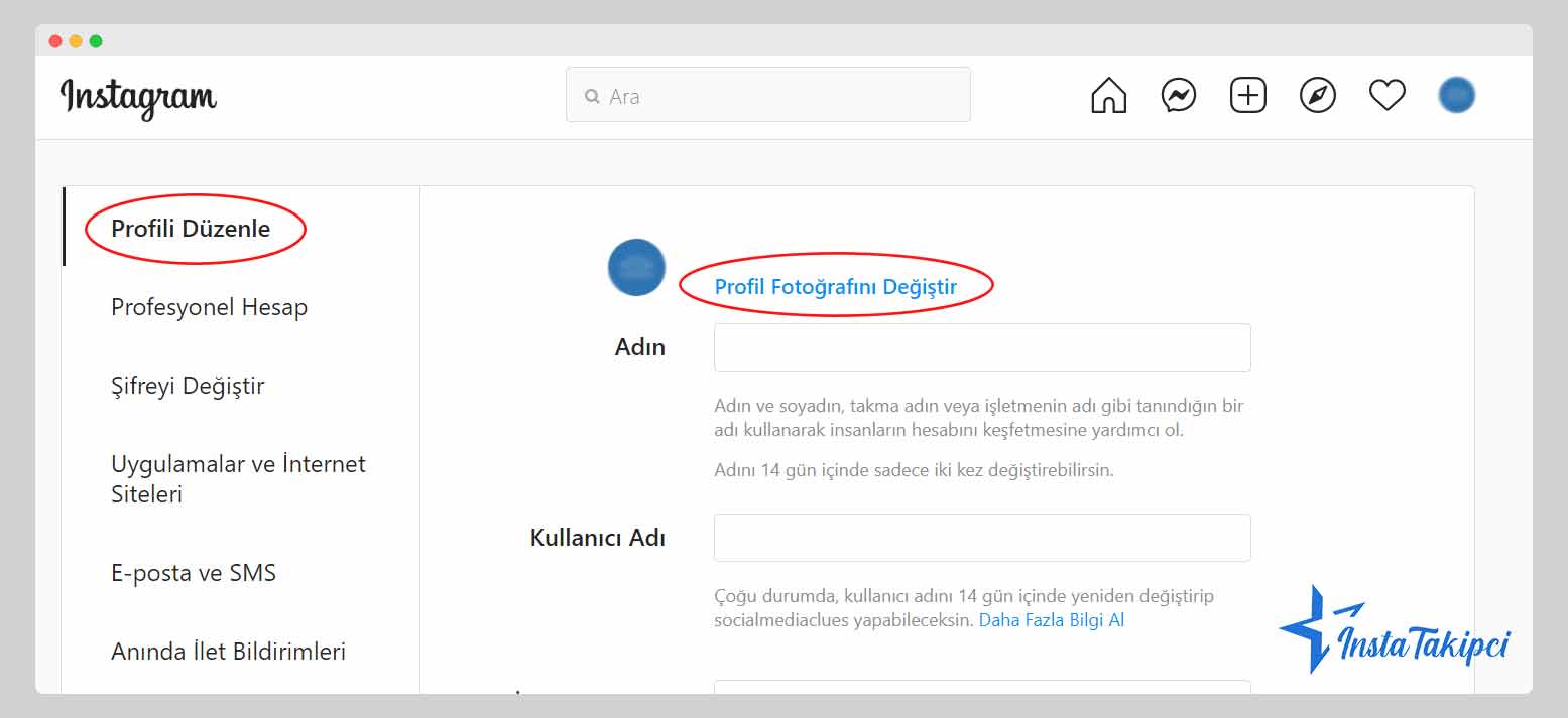 instagram profil fotoğrafı değiştirme