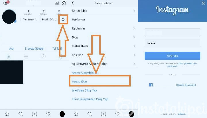 instagram sayfa açma