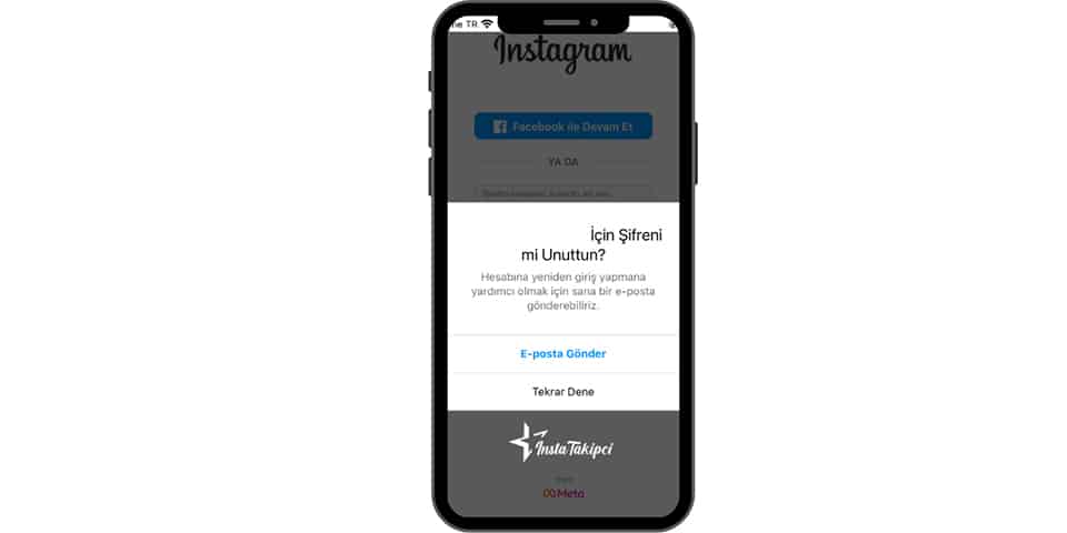 instagram şifremi unuttum giriş yapamıyorum