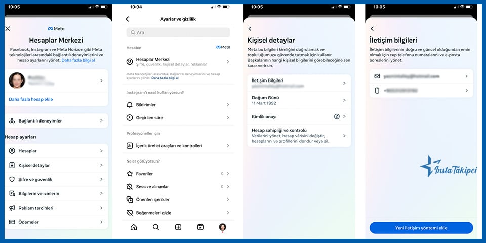 Instagram Telefon Numarası Ekleme Adımları