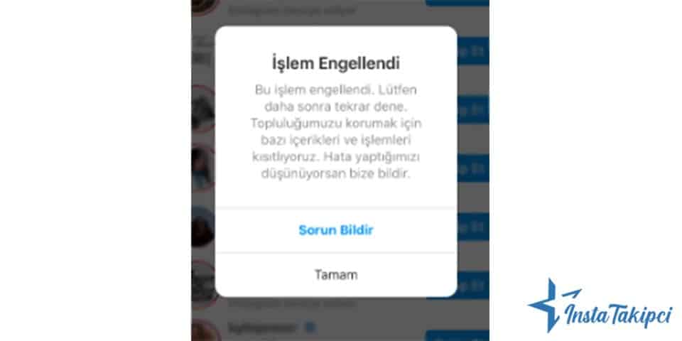 Instagram yorum engeli