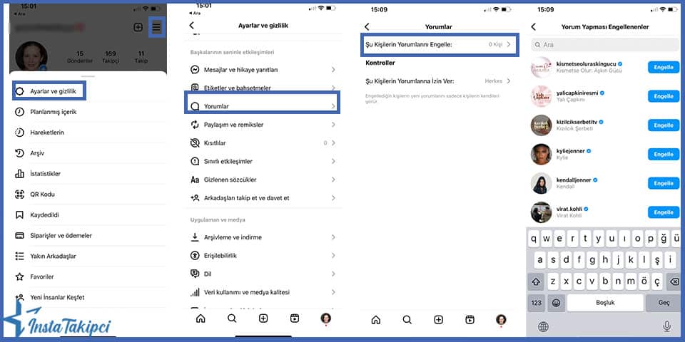 Instagram Yorum Engelleme Özelliği Nasıl Kullanılır ?