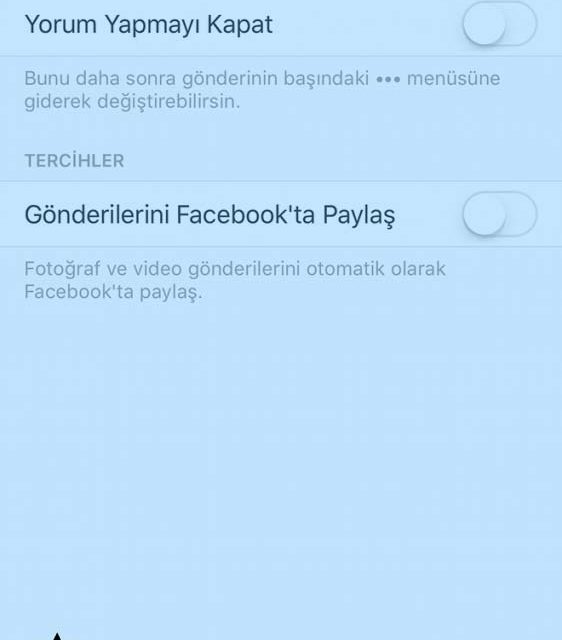 instagram yorum kapatma