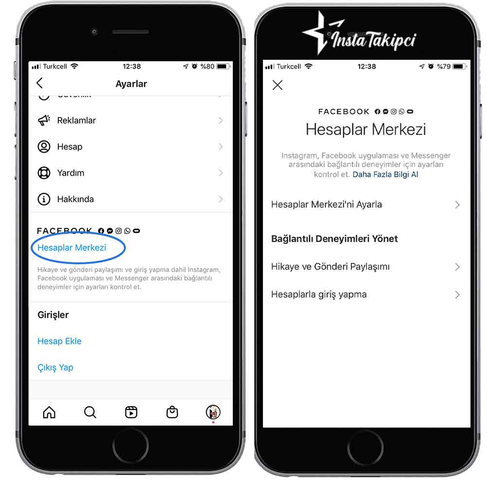 instagram bağlı hesapları kaldırma ios