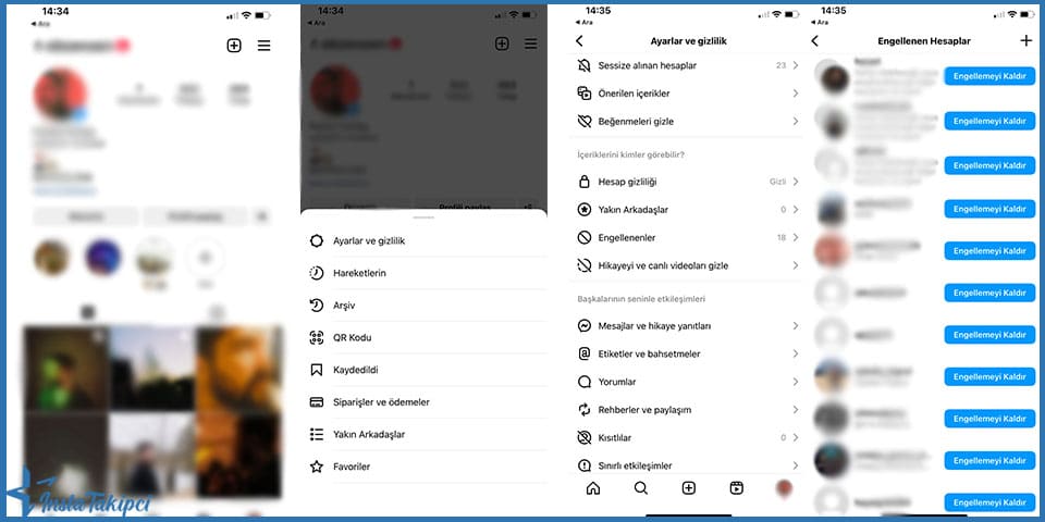 Instagram' da engellediğim kişiyi nasıl bulurum ?