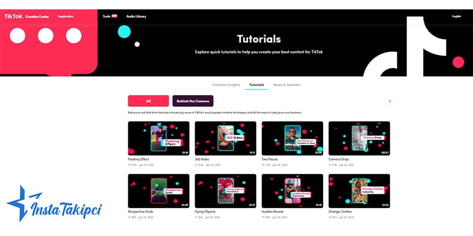 tiktok kreatif merkezi eğitim