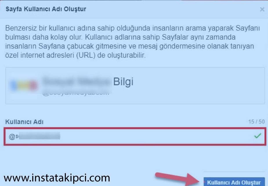 facebook sayfa adı değiştirme