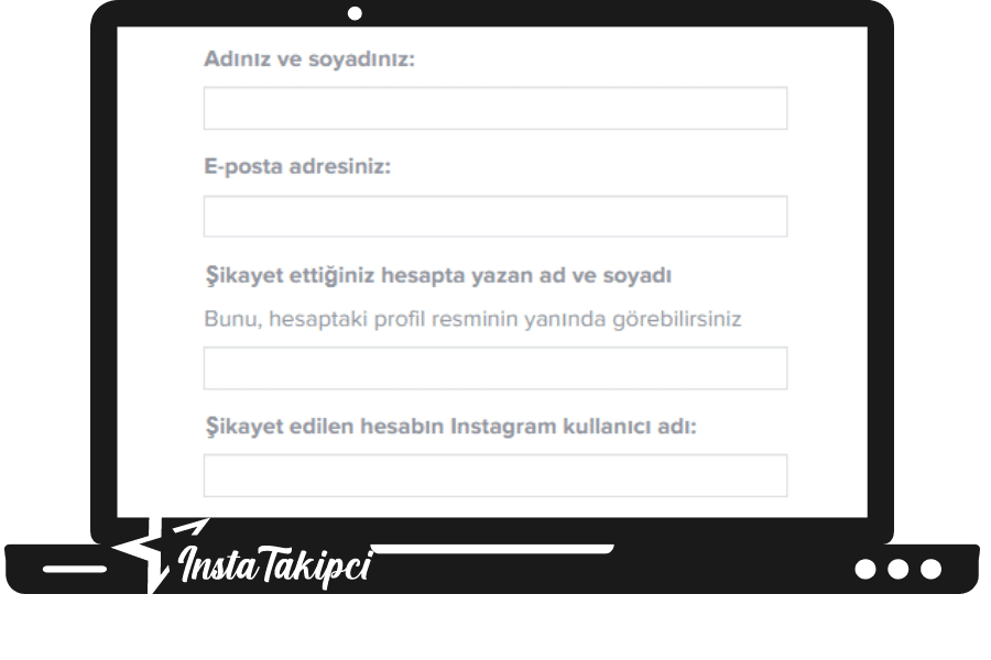 Masaüstü Instagram Şikayet Formu