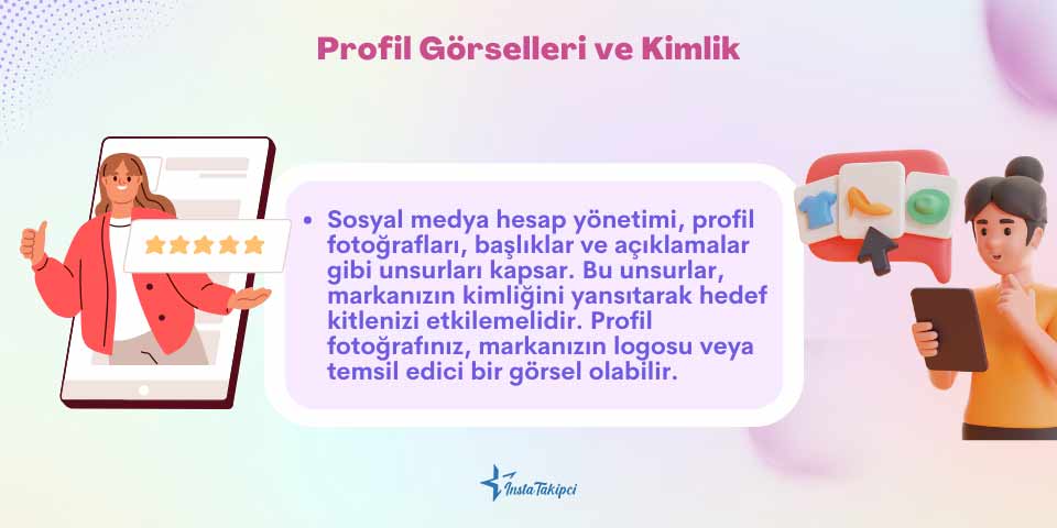 sosyal medya yönetiminde profil görselleri ve kimlik