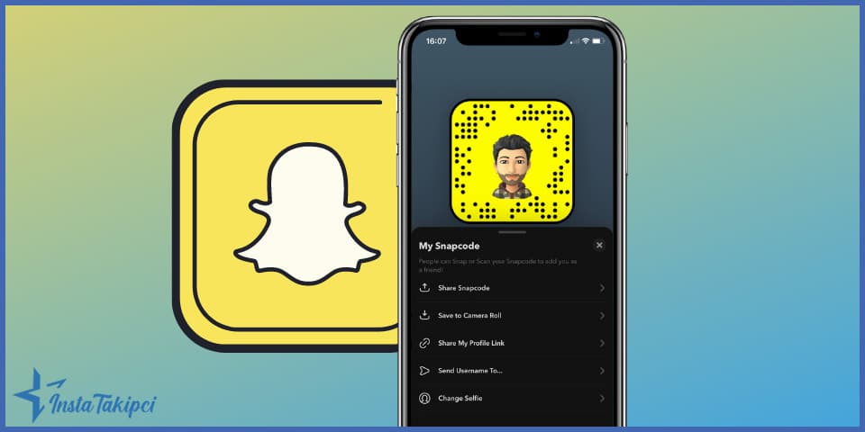 Snapchat Takipçi Arttırma Hızlı Ekle Seçeneği QR kodu