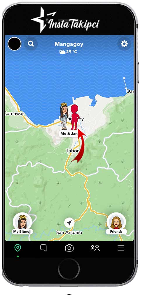 snap map kullanımı