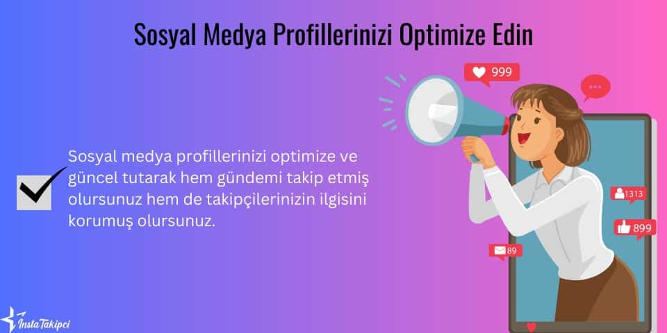 sosyal medya profillerinizi optimize edin