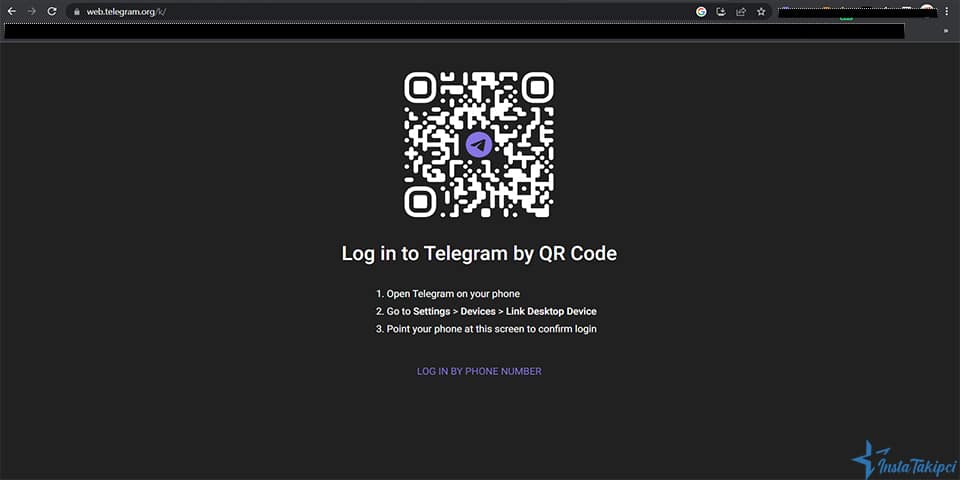 Telegram Web QR Kod ile Bağlantı