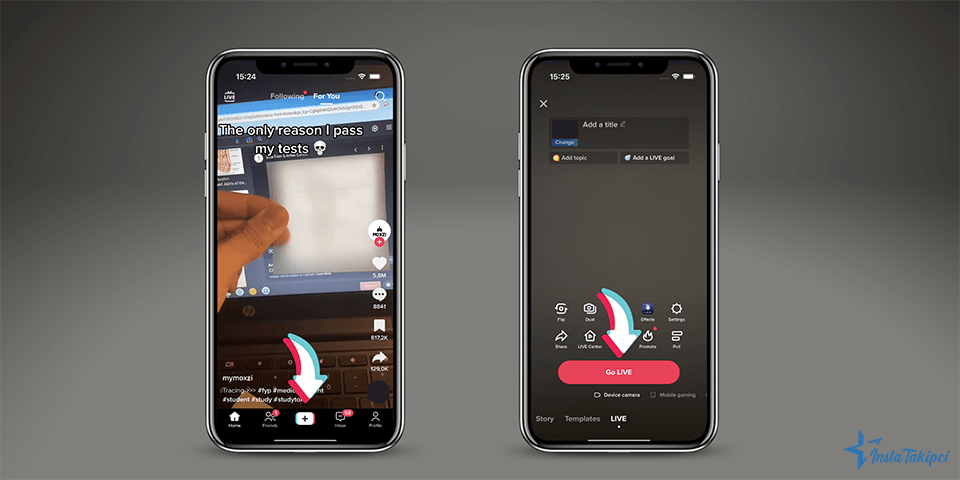 tiktok canlı yayın açmak
