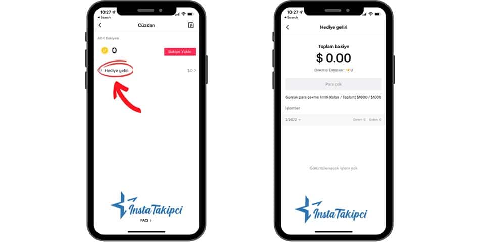 tiktok hediye geliri