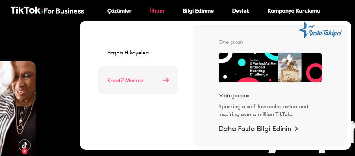 tiktok kreatif merkezi giriş