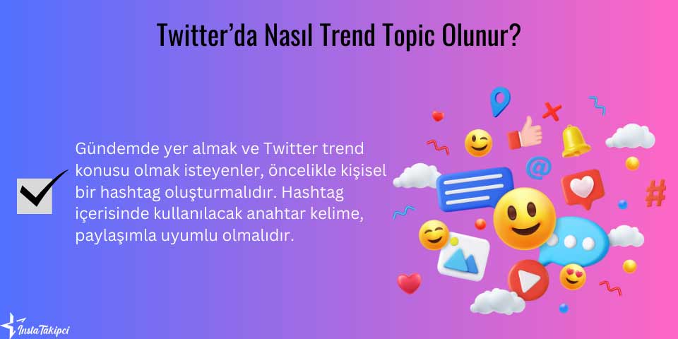 Twitter'da nasıl trend topic olunur