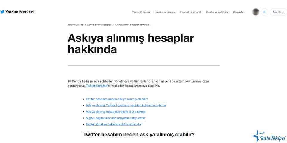 Twitter Hesabı Neden Askıya Alınır