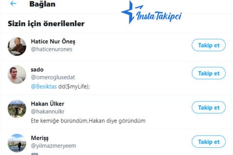 twitter hesabına kişileri nasıl yüklerim