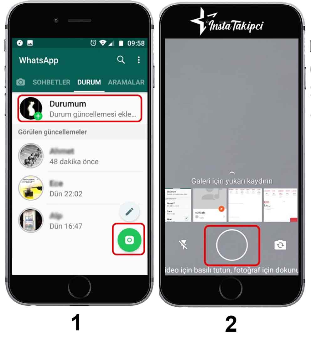 whatsapp duruma video ekleme