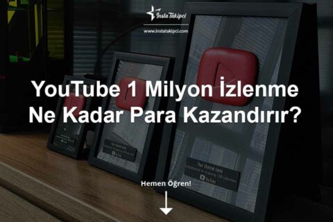 YouTube 1 Milyon İzlenme Ne Kadar Para Kazandırır?