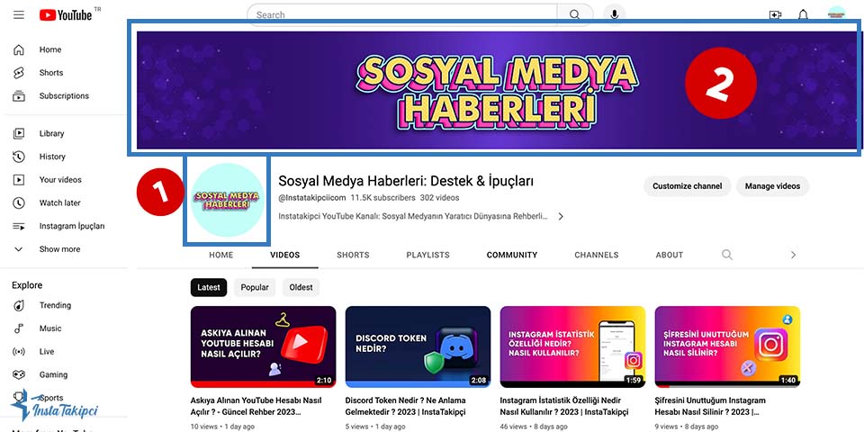 YouTube Profil Resmi ve Kapak Fotoğrafı